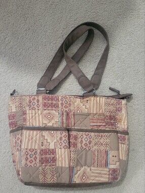 Donna Sharp Kentucky Originals quilted patchwork tote bag